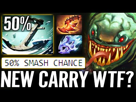 🔥 New Carry 50% Smash Chance + Moonshard — Tidehunter MAX AS WTF IMBA Dota 2 Pro