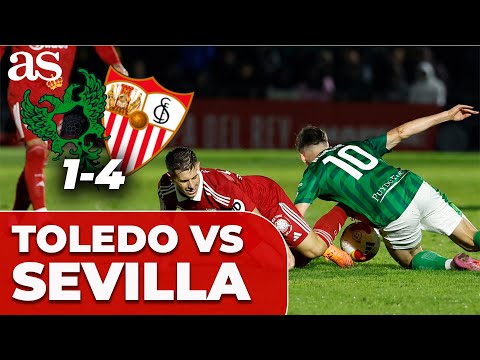 RESUMEN Y GOLES del TOLEDO vs. SEVILLA de la COPA DEL REY | AUDIO CARRUSEL