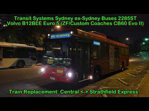 Transit Systems Sydney (ex-Sydney Buses) 2285ST: Volvo B12BLE Euro 5 (ZF/CC CB60 Evo II)