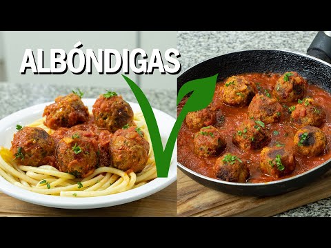 ALBÓNDIGAS VEGANAS🌱 (albóndigas de soja texturizada) | NO SE DESARMAN