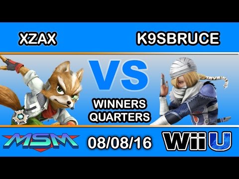 MSM 61 - NME | Xzax (Fox) Vs. NIPS | K9sbruce (Sheik) Winners Quarters - Smash Wii U