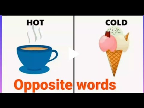 Opposite Words for #learn very #easy  l by miss #shazia Ishaque.......