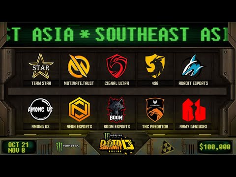 🔴LIVE: Among Us vs TNC | DOTA Summit Online 13: Southeast Asia Playoff