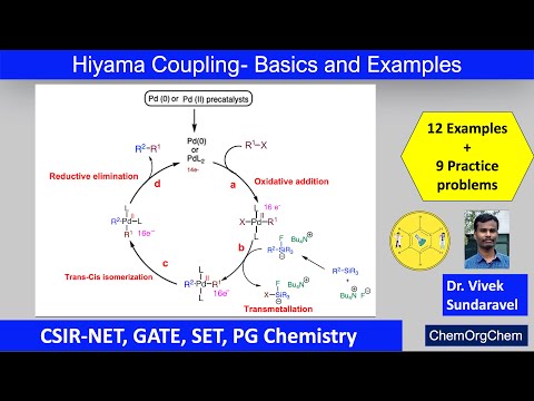 Hiyama Cross-Coupling |Basics|Mechanism|Catalytic Cycle| Examples| ChemOrgChem 🔬✨