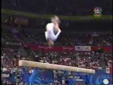 Maria Olaru - 2000 Olympics Team Finals - Balance Beam