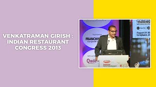 Venkatraman Girish : Indian Restaurant Congress 2013  image