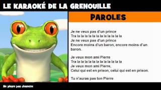 COMPTINE = KARAOKÉ = Ne pleure pas Jeanette