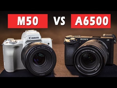 Comparaison A6500 et M50 - SONY vs CANON