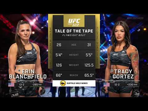Erin Blanchfield vs Tracy Cortez Full Fight