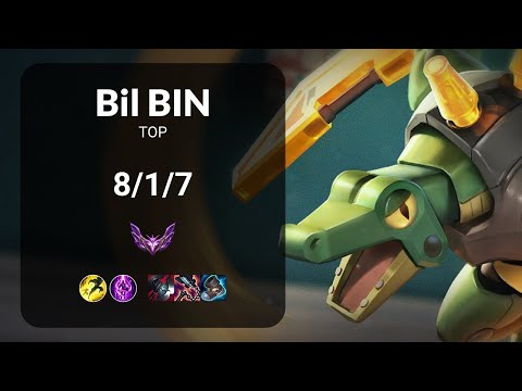 Bil Bin Renekton vs Gnar TOP - KR  Patch 13.14