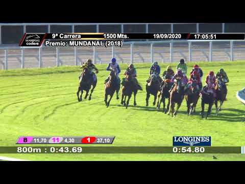 19/09/2020 – Hipodromo Maroñas – Carr 9 – MUNDANAL (2018)