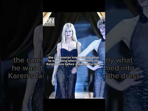 Karen Mulder for Versace 1996 #shorts #runway #supermodel #versace #90s
