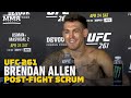 UFC 261: Brendan Allen Wants Sean Strickland vs. Krzysztof Jotko Winner 'No Matter What'