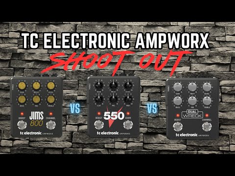 High Gain Pre Amp Pedal Shoot Out - TC Electronic Ampworx