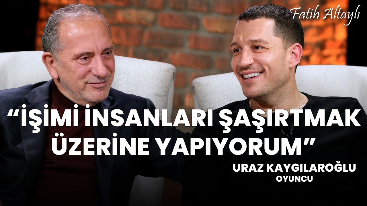 Fatih Altaylı ile Pazar Sohbeti: "İşimi insanları şaşırtmak üzerine yapıyorum" / Uraz Kaygılaroğlu