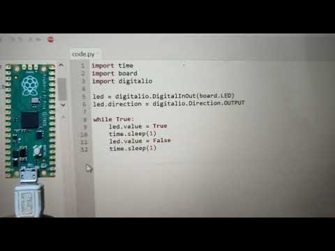 Blinking the LED on Raspberry Pi Pico