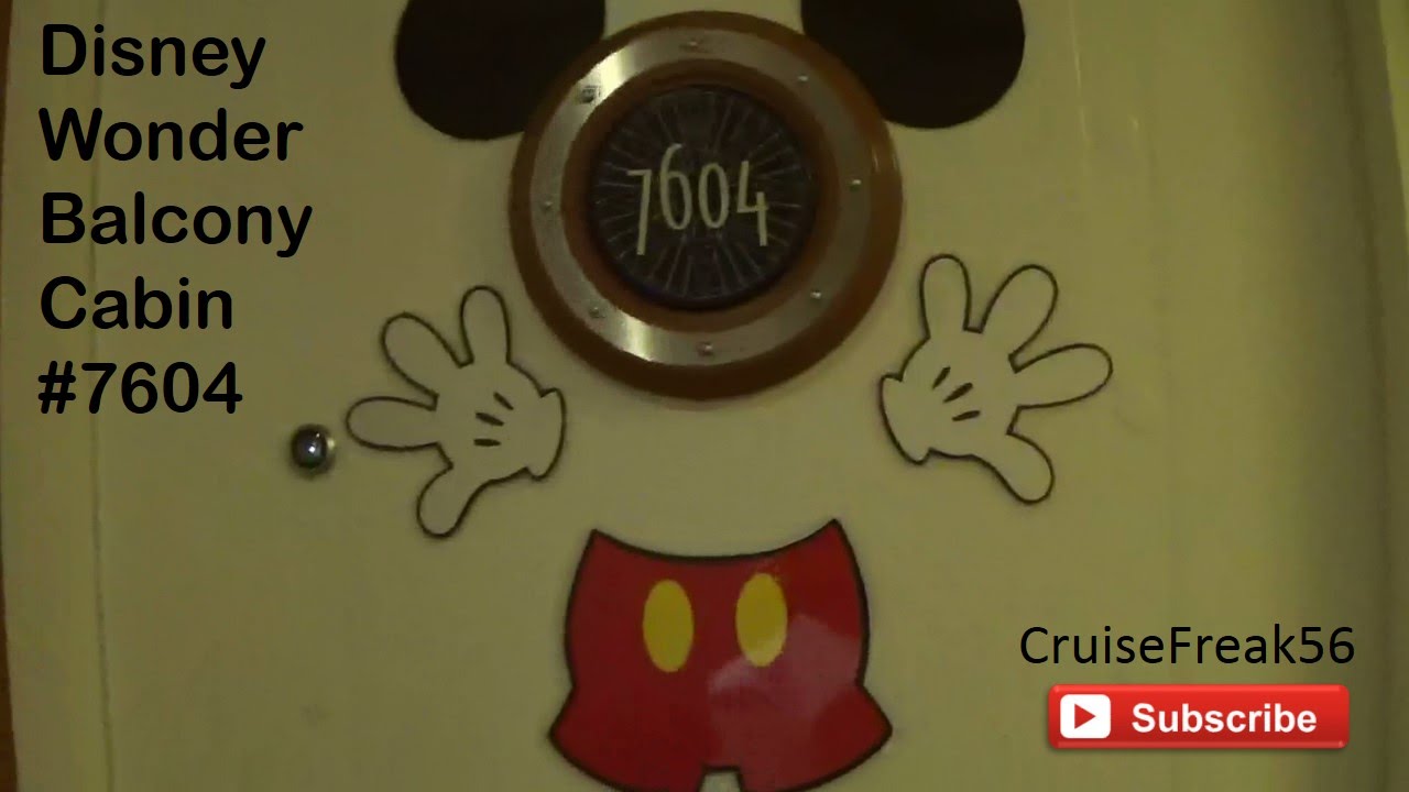 Disney Wonder - Cabin 7604 - Video 1