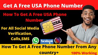 How To Get A Free USA Phone Number For Whatsapp Verification Without VPN ( 2022 )