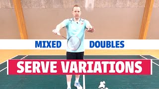 Mixed Doubles Serve variations