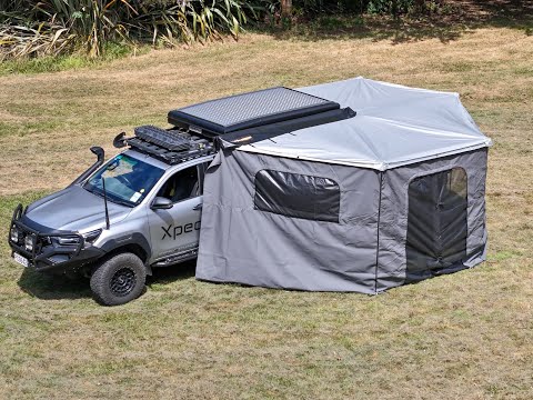 Quick Pitch Weathershade Awning & Real Canvas Wall Kit