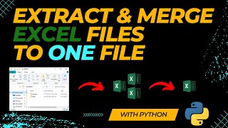 Merge Multiple Excel Files to One File with Python | Tutorial for Beginners