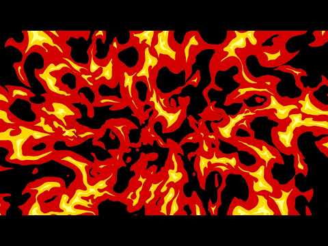 Cartoon Fire Element 8 - Royalty Free Overlays and Green Screen Effects
