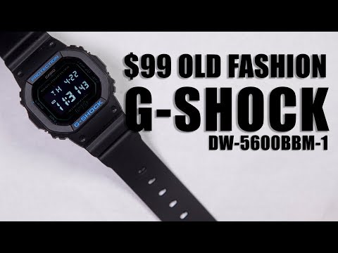 $99 OLD FASHION G-SHOCK | CASIO DW-5600BBM-1 - UNBOXING & SPEC