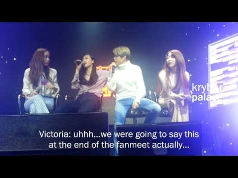 [Eng Sub] 151101 f(x) - fan event talk about Fanclub