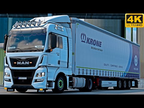 [G29] ETS2 (4K 60FPS) | GRAND UTOPIA | MAN TGX E6 440 | LA PALMYRE - CHALEZEULE