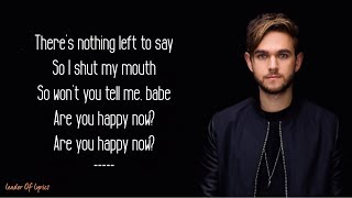Zedd & Elley Duhé - HAPPY NOW (Lyrics) Zedd & Elley Duhé - HAPPY NOW (Lyrics)