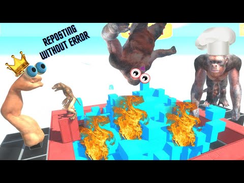 GORO'S PUNCH TRY TO THROW UNITS INTO THE PAN  - ANIMAL REVOLT BATTLE SIMULATOR