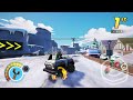PAW Patrol Grand Prix Tracker Gameplay In Ice Mountain Freestyle