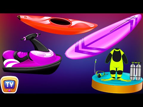 Surprise Eggs Nursery Rhymes Toys | Three Little Kittens | Learn Colours & Water Sports | ChuChu TV