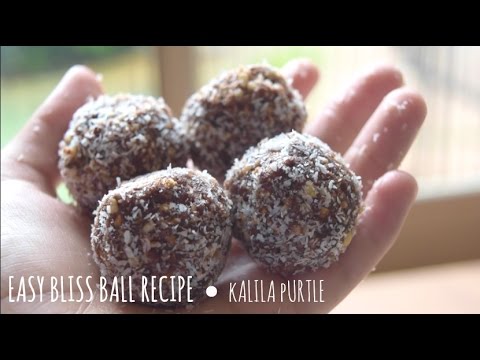 EASY BLISS BALL RECIPE • KALILA PURTLE