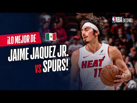 ¡Gran actuación de Jaime Jaquez Jr. en el encuentro de pretemporada contra los Spurs! 🔥🇲🇽