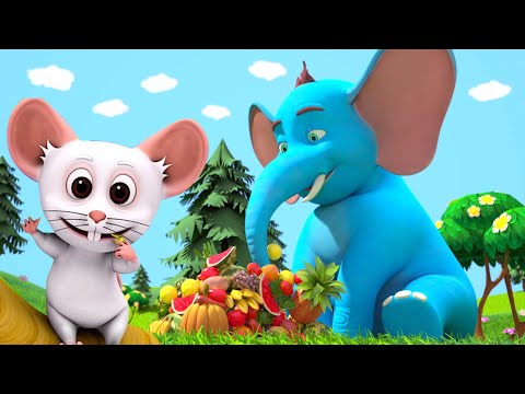 den jätte elefantlåten - Barnsånger På Svenska - djur rim för barn