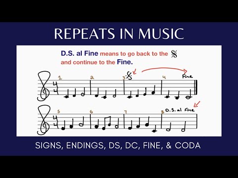 ALL ABOUT REPEATS | Repeat Signs, Endings, DC, DS, Fine, Coda