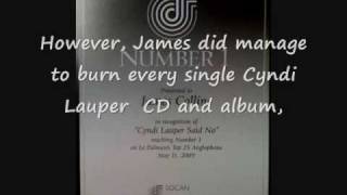 Cyndi Lauper Said No - James Collins  (# 1 Socan Award Winning Song)