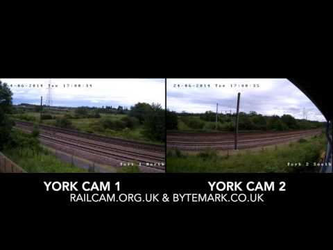 A comparison of York Cams 1 & 2 - 24th June 2014.