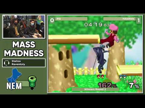 Mass Madness 38 SSBM - PSI (Luigi) vs. YokaiNels (Marth) - Melee WR2