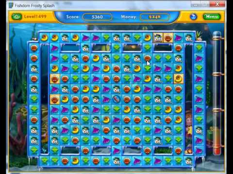 Fishdom Frosty Splash (levels 1499 and 1500)