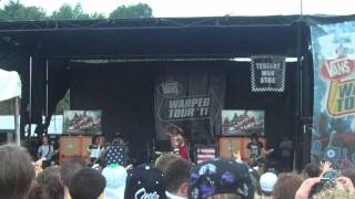 Attack Attack! - Pick A Side / AC-130 live Vans Warped Tour 2011 Burgettstown, PA