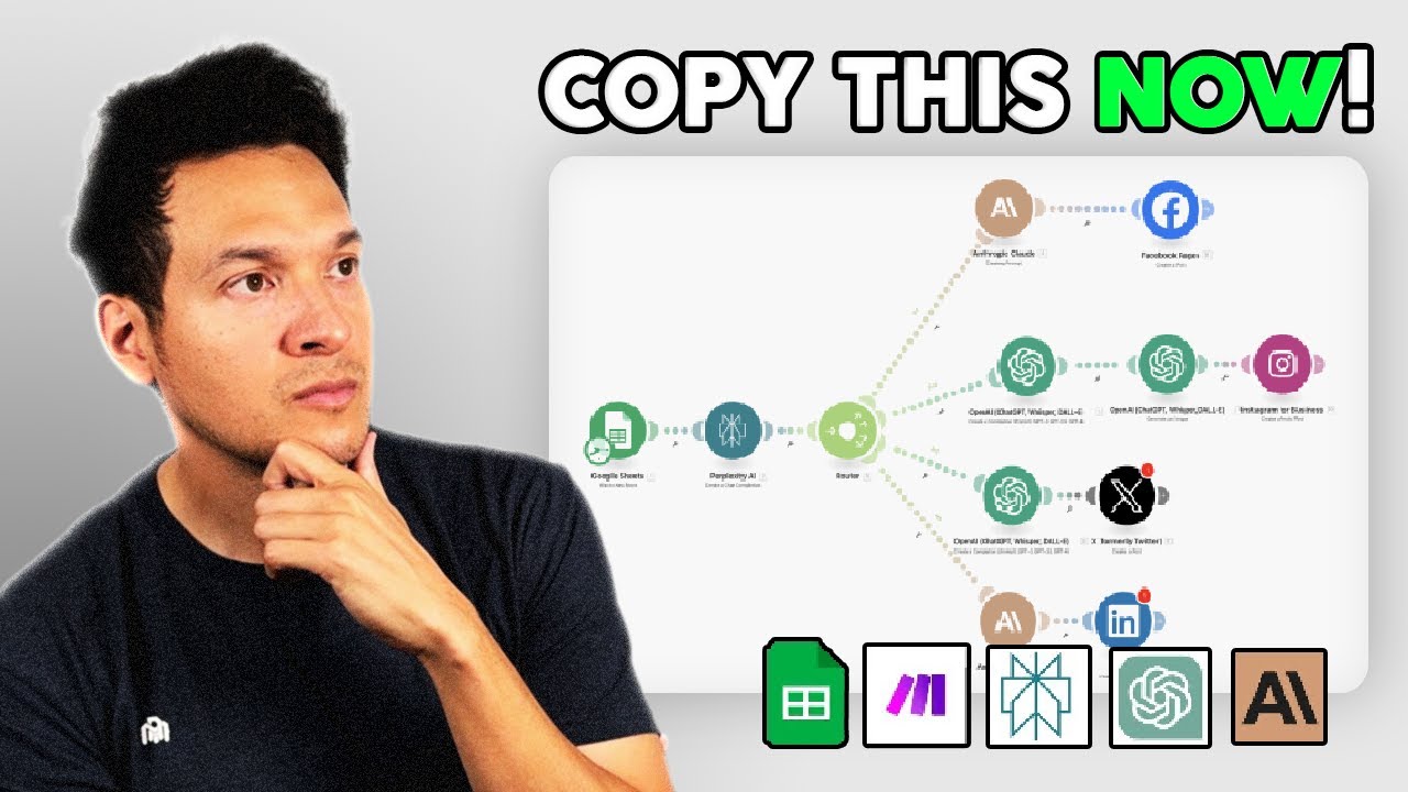 This Social Media AI Automation Creates Unique Content Daily! (100% Automated) + 10 Day Challenge!