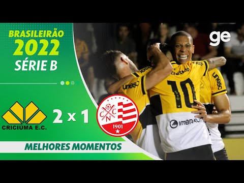 Gols e lances de Criciúma x Náutico