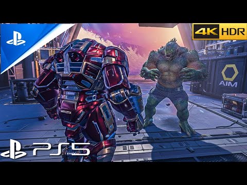 HulkBuster VS Abomination Boss Fight | Marvel's Avengers  -(PS5) Gameplay - 4k 60FPS Ray Tracing