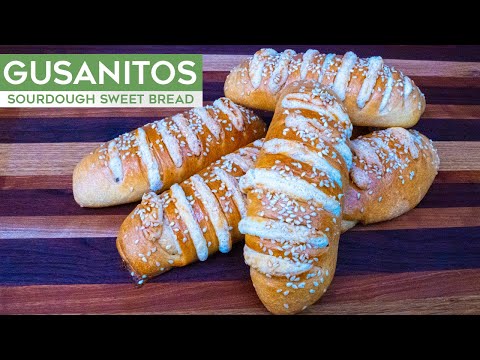 Sourdough Gusanitos Latin American Sweet Bread "Pan dulce"