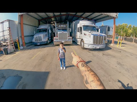 I Took My Son on his First Trucking Adventure in My Boss’s Peterbilt 389