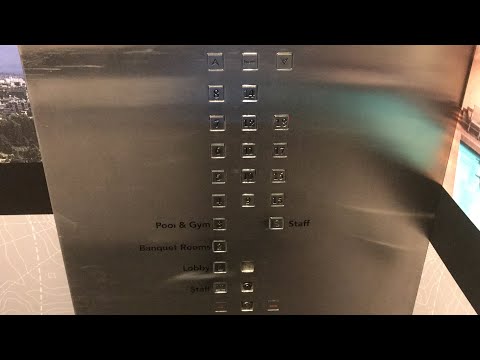 1984 Montgomery Traction Service Elevator at Metropolitan Hotel in Vancouver BC