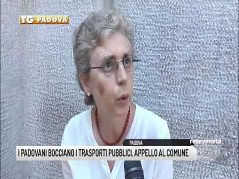 TG PADOVA (08/07/2017) - I PADOVANI BOCCIANO I TRASPORTI PUBBLICI. APPELLO AL COMUNE