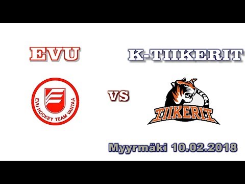 EVU vs K-TIIKERIT 10.02.2018 #78 SALMELA Arno